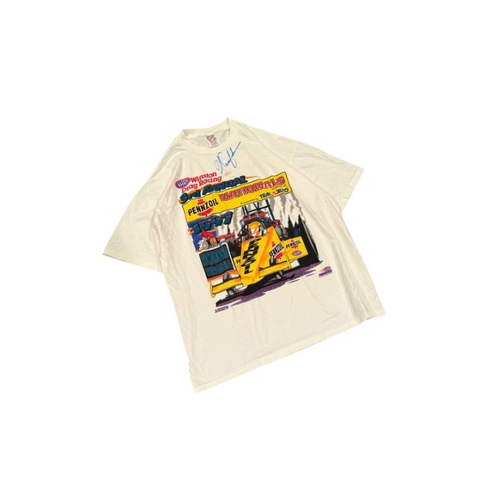 Vintage‎ 1997 NHRA Pennzoil Nationals Drag Racing T Shirt XL Motorsports
